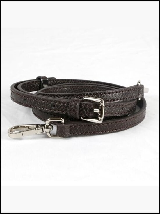 Leather Shoulder Strap Kit Adjustable Crossbody Bag Strap Solid Cowhide main image 7